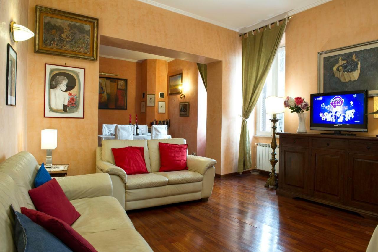 Gregoriana House - Appartamento Con Vista Su Roma Bagian luar foto